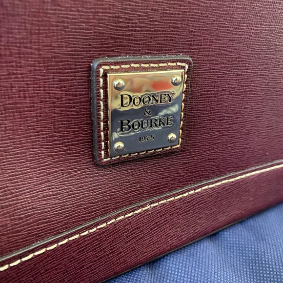 Rooney and Burke Bordeaux Domed Satchel NEW W/ TAG - Picture 4 of 5